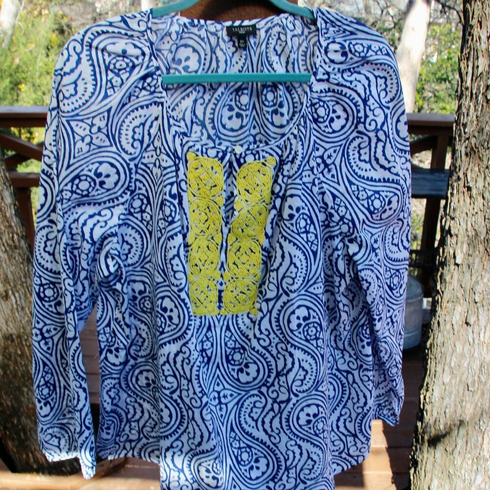 Ladies Talbots light weight blouse, size 2X